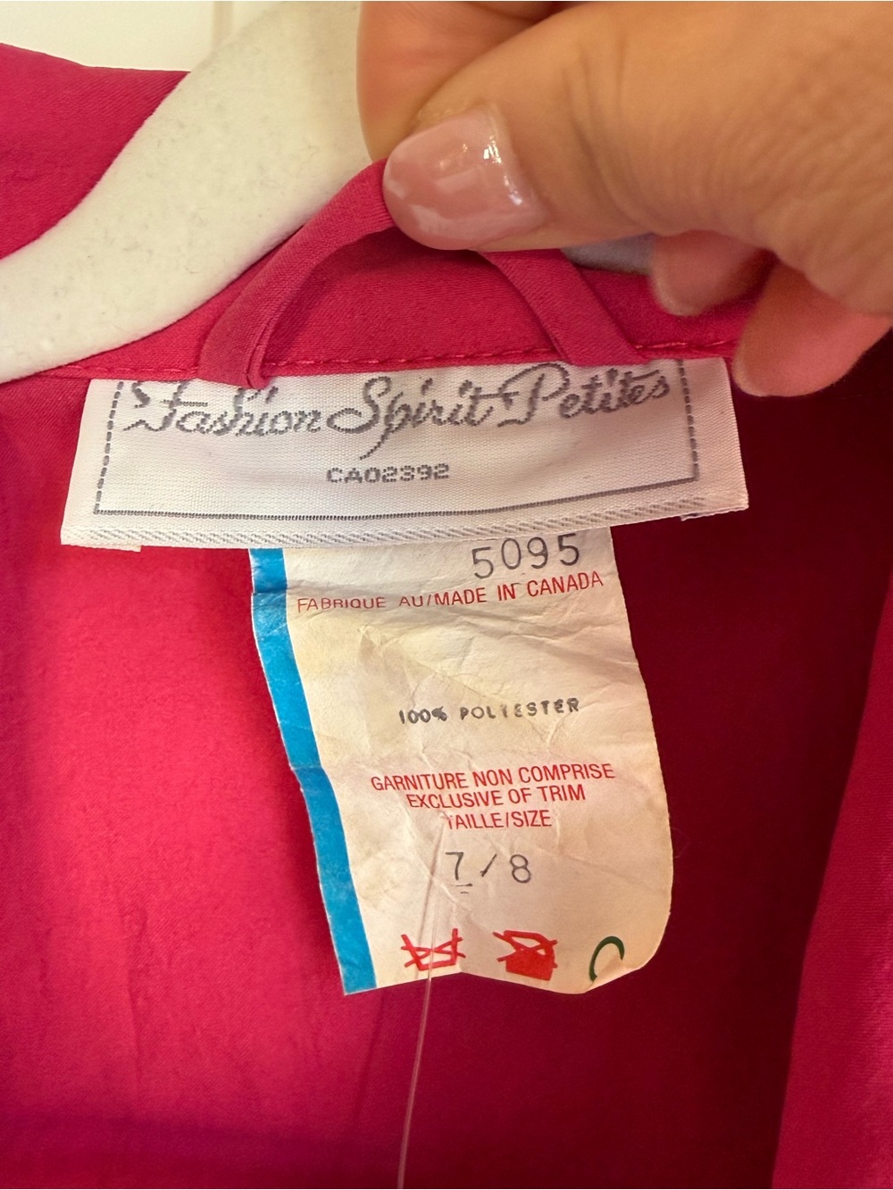 Vintage 80’s Hot Pink Wide-Leg Jumpsuit with Belt - Picture 6 of 11